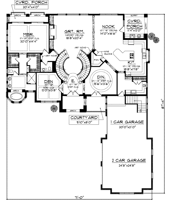 Main Floor Plan: 7-907