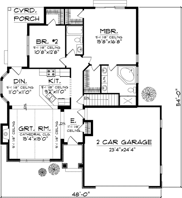 Main Floor Plan: 7-908