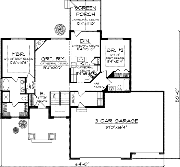 Main Floor Plan: 7-909