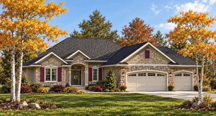 Traditional house plans 7-912 - front exterior, 1,734 sq ft, 3 bed, 2 bath house plans | Monster House Plans