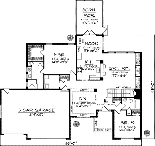 Main Floor Plan: 7-913