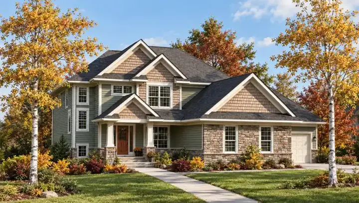 Craftsman house plans 7-915 - front exterior, 2,074 sq ft, 3 bed, 2 bath house plans | Monster House Plans