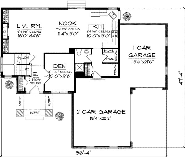 Main Floor Plan: 7-915