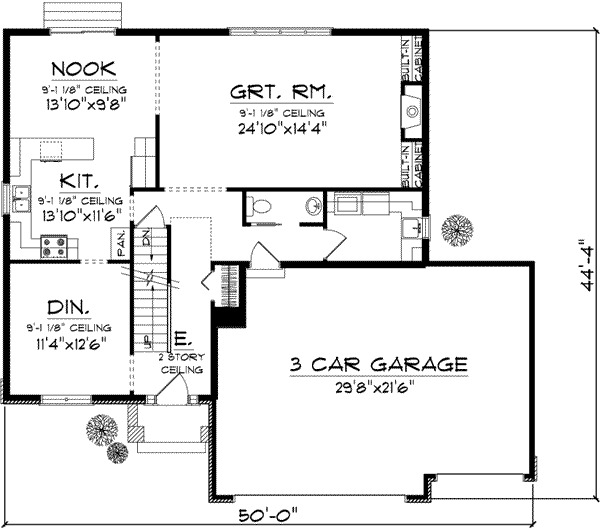 Main Floor Plan: 7-916