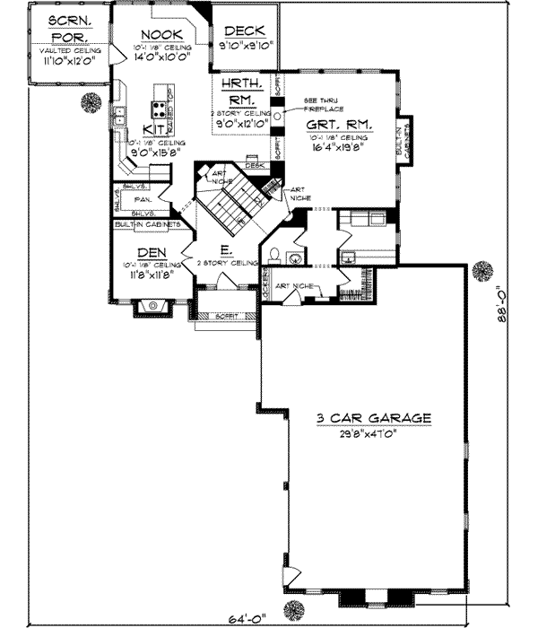 Main Floor Plan: 7-920