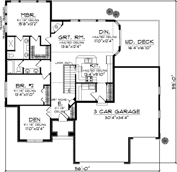 Main Floor Plan: 7-921