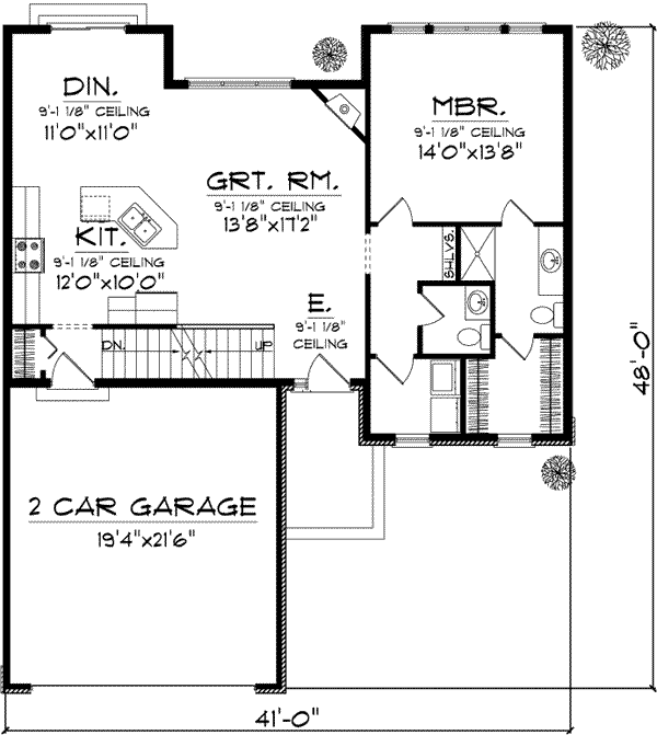 Main Floor Plan: 7-922