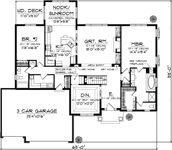 Main Floor Plan: 7-926