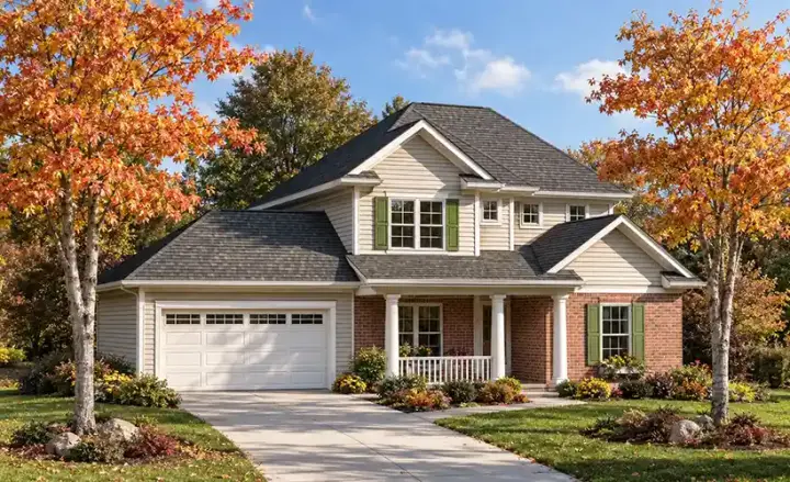 Traditional house plans 7-927 - front exterior, 2,074 sq ft, 3 bed, 2 bath house plans | Monster House Plans