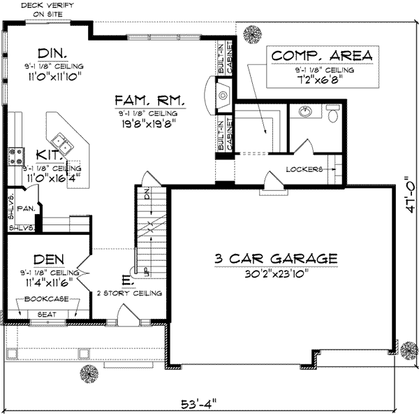 Main Floor Plan: 7-928