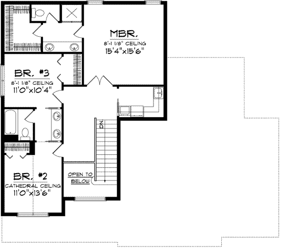 Upper/Second Floor Plan: 7-928