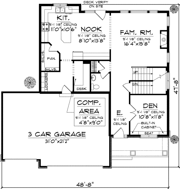 Main Floor Plan: 7-930
