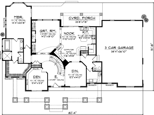 Main Floor Plan: 7-933