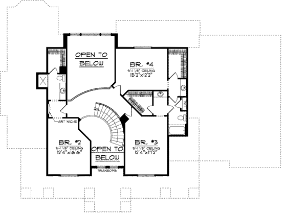 Upper/Second Floor Plan: 7-933
