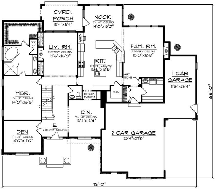 Main Floor Plan: 7-934