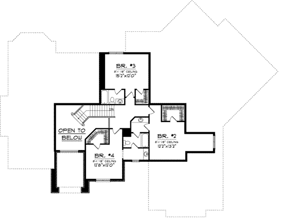 Upper/Second Floor Plan: 7-935