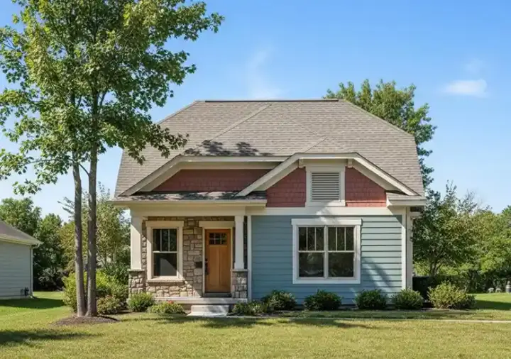 Bungalow house plans 7-941 - front exterior, 1,250 sq ft, 2 bed, 2 bath house plans | Monster House Plans