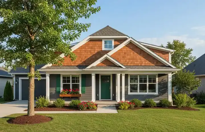Bungalow house plans 7-945 - front exterior, 1,585 sq ft, 2 bed, 2 bath house plans | Monster House Plans