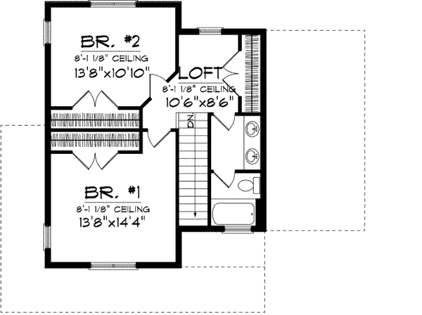 Upper/Second Floor Plan: 7-947