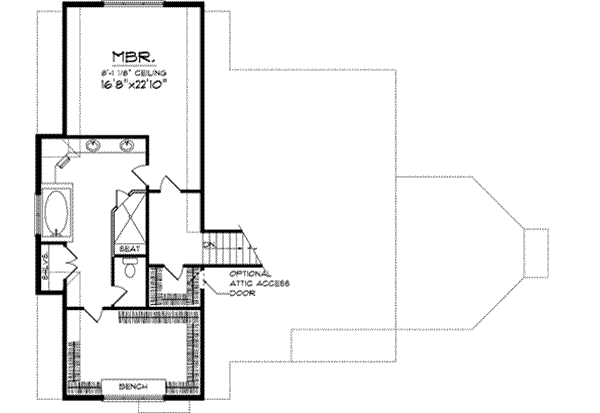 Upper/Second Floor Plan: 7-948