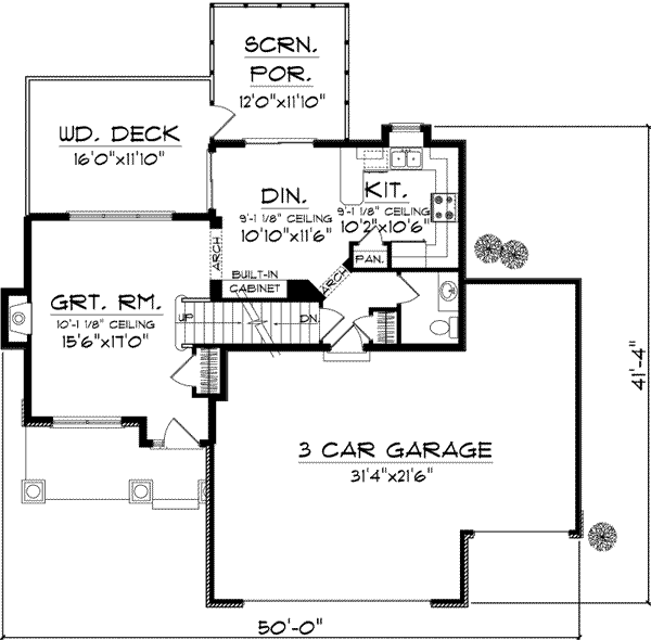 Main Floor Plan: 7-951