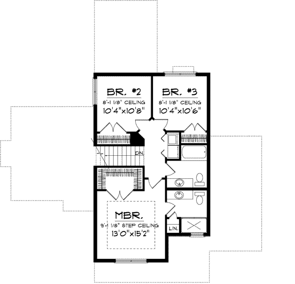 Upper/Second Floor Plan: 7-951