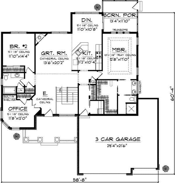 Main Floor Plan: 7-953