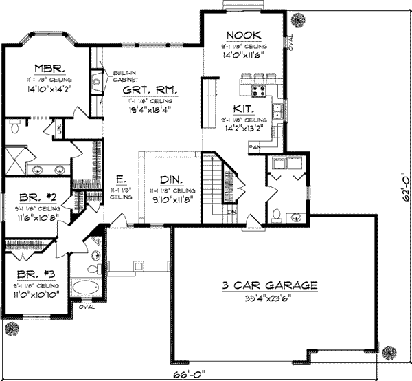 Main Floor Plan: 7-955