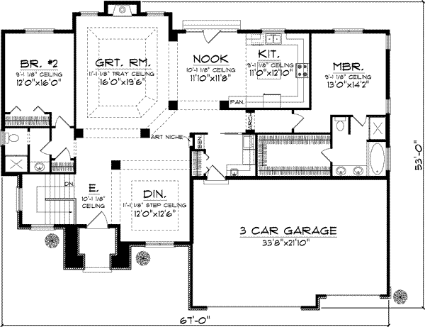 Main Floor Plan: 7-956