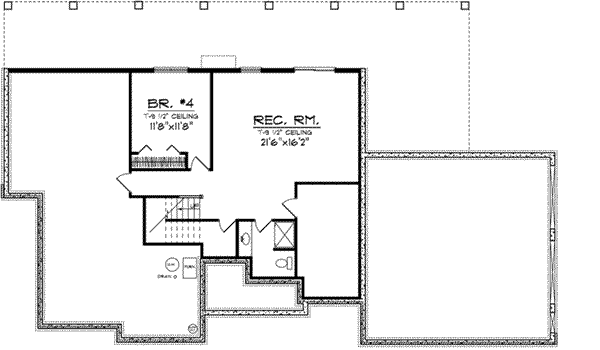 Lower Floor Plan: 7-958