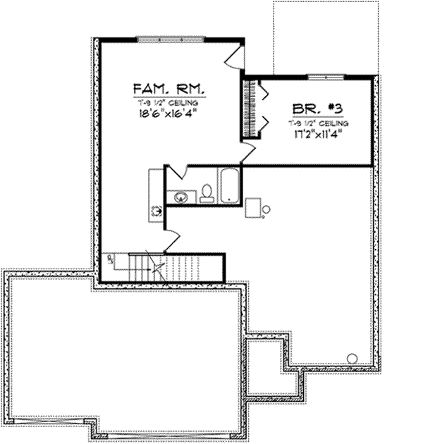 Lower Floor Plan: 7-960