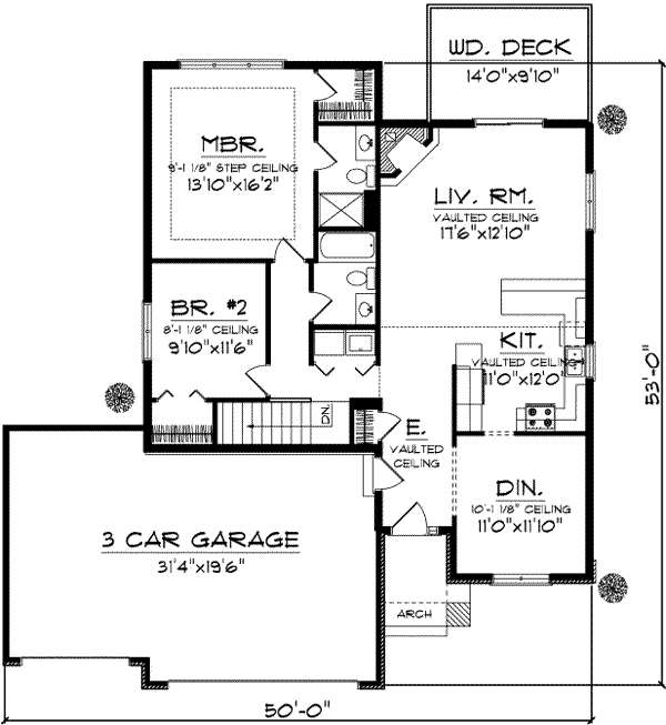 Main Floor Plan: 7-960