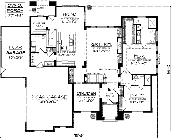 Main Floor Plan: 7-962
