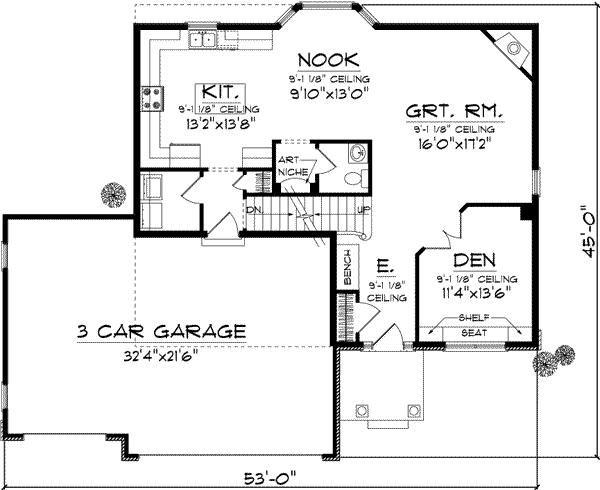 Main Floor Plan: 7-967