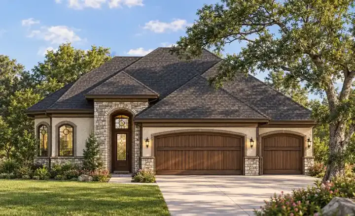 Traditional house plans 7-969 - front exterior, 1,627 sq ft, 3 bed, 2 bath house plans | Monster House Plans