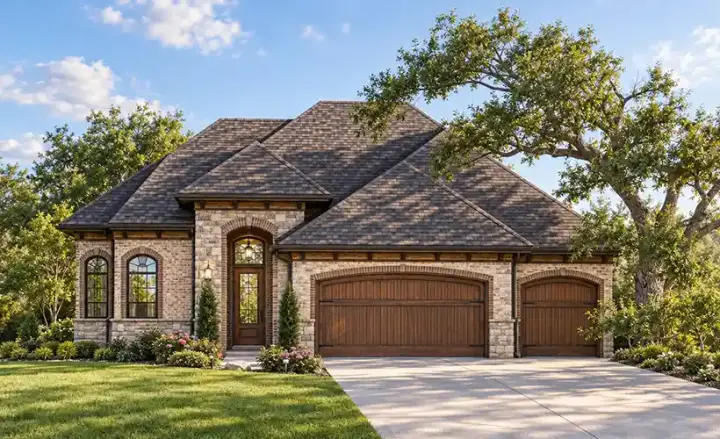 Traditional house plans 7-970 - front exterior, 2,707 sq ft, 5 bed, 3 bath house plans | Monster House Plans
