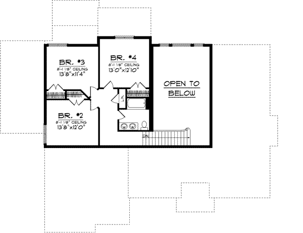 Upper/Second Floor Plan: 7-971