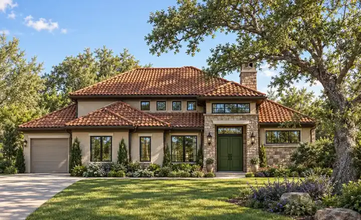 Traditional house plans 7-972 - front exterior, 2,855 sq ft, 4 bed, 2 bath house plans | Monster House Plans