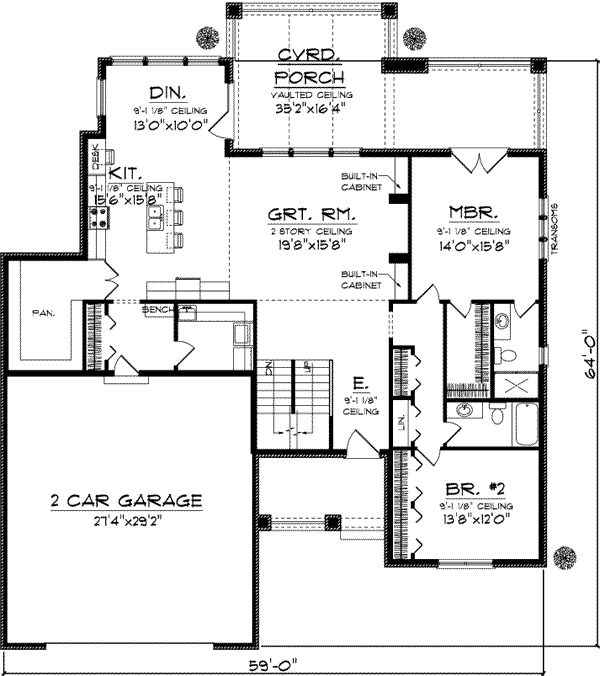 Main Floor Plan: 7-973