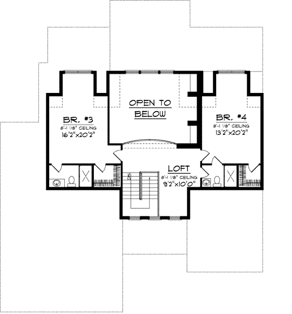 Upper/Second Floor Plan: 7-973