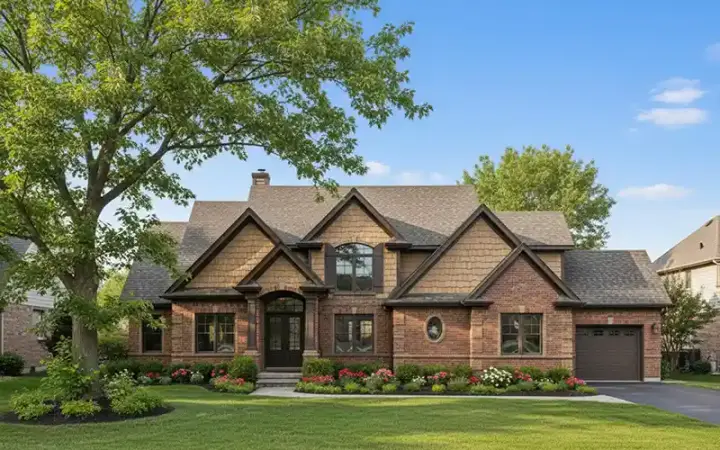 European house plans 7-974 - front exterior, 3,002 sq ft, 4 bed, 3 bath house plans | Monster House Plans