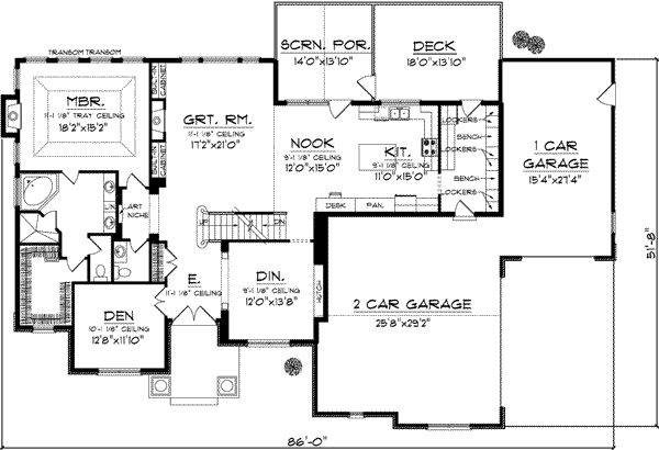 Main Floor Plan: 7-974