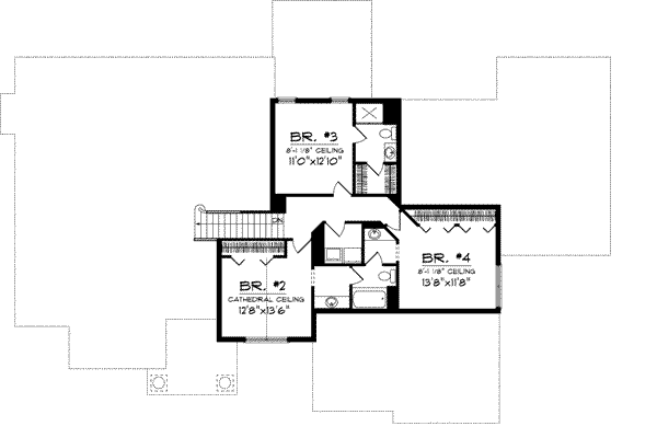 Upper/Second Floor Plan: 7-974