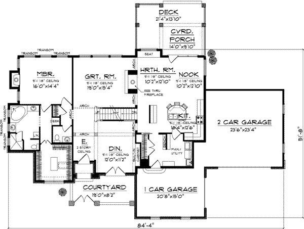 Main Floor Plan: 7-975