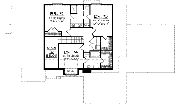 Upper/Second Floor Plan: 7-975