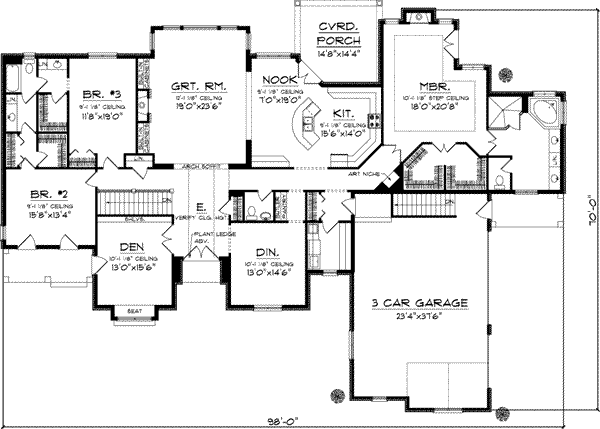 Main Floor Plan: 7-979