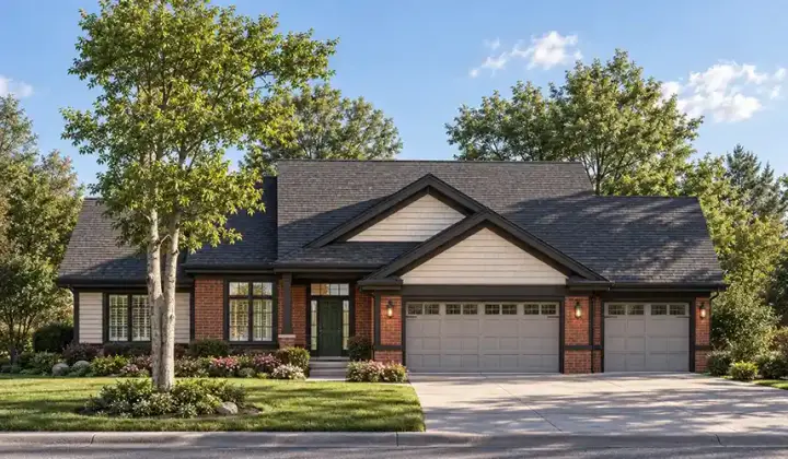 Traditional house plans 7-980 - front exterior, 1,944 sq ft, 2 bed, 2 bath house plans | Monster House Plans