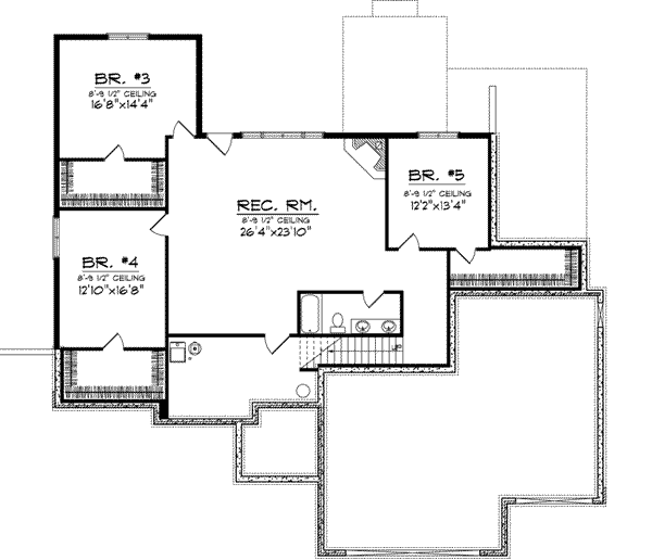 Lower Floor Plan: 7-981