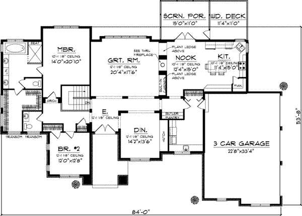 Main Floor Plan: 7-982