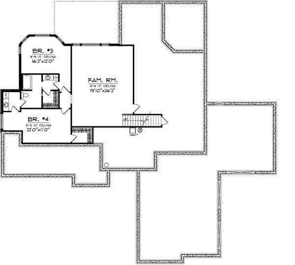 Lower Floor Plan: 7-985